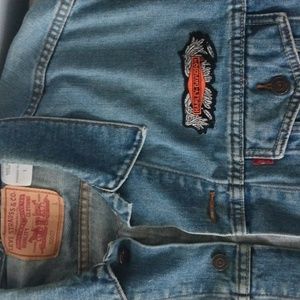 Custom Levi's Harley-Davidson jeans jacket